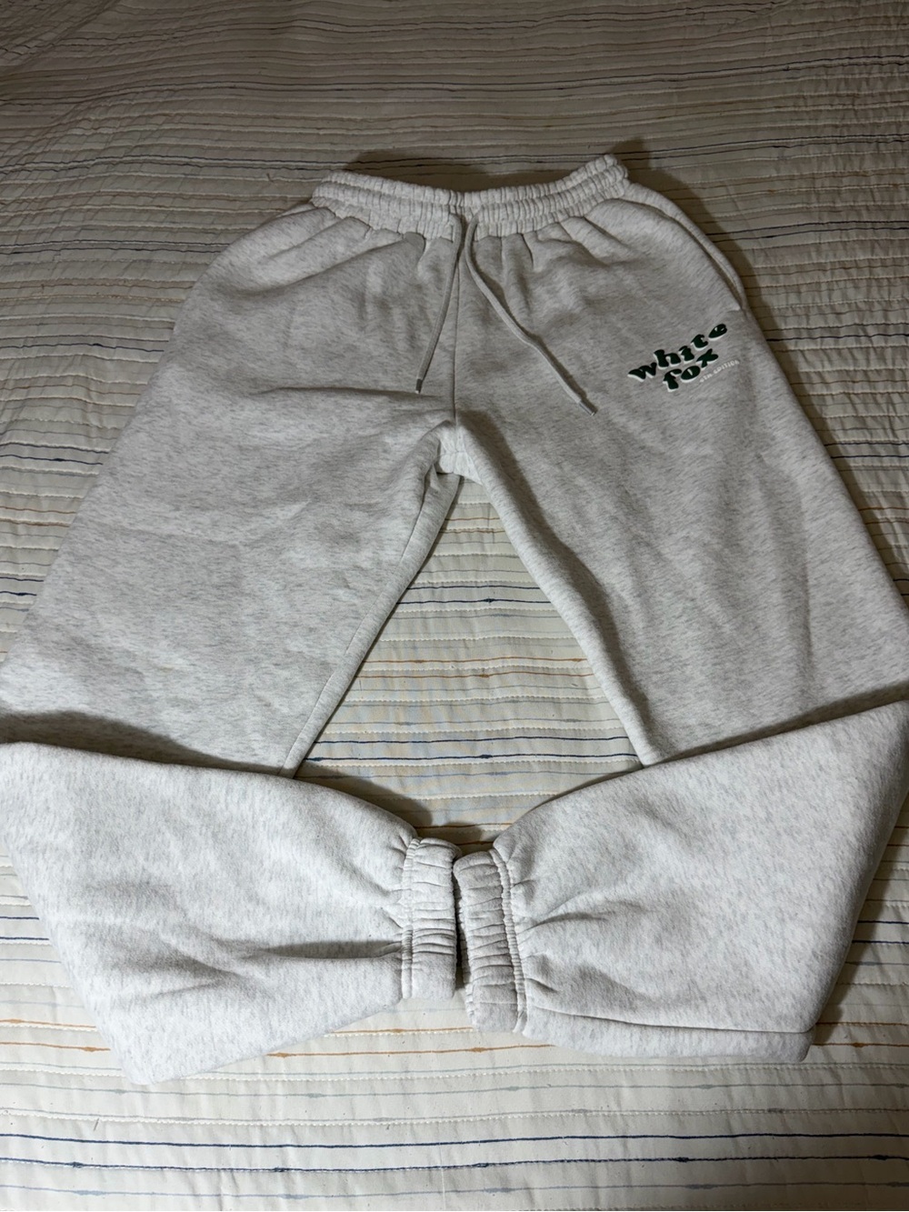 WHITE FOX 🦊 4th Edition Gray joggers